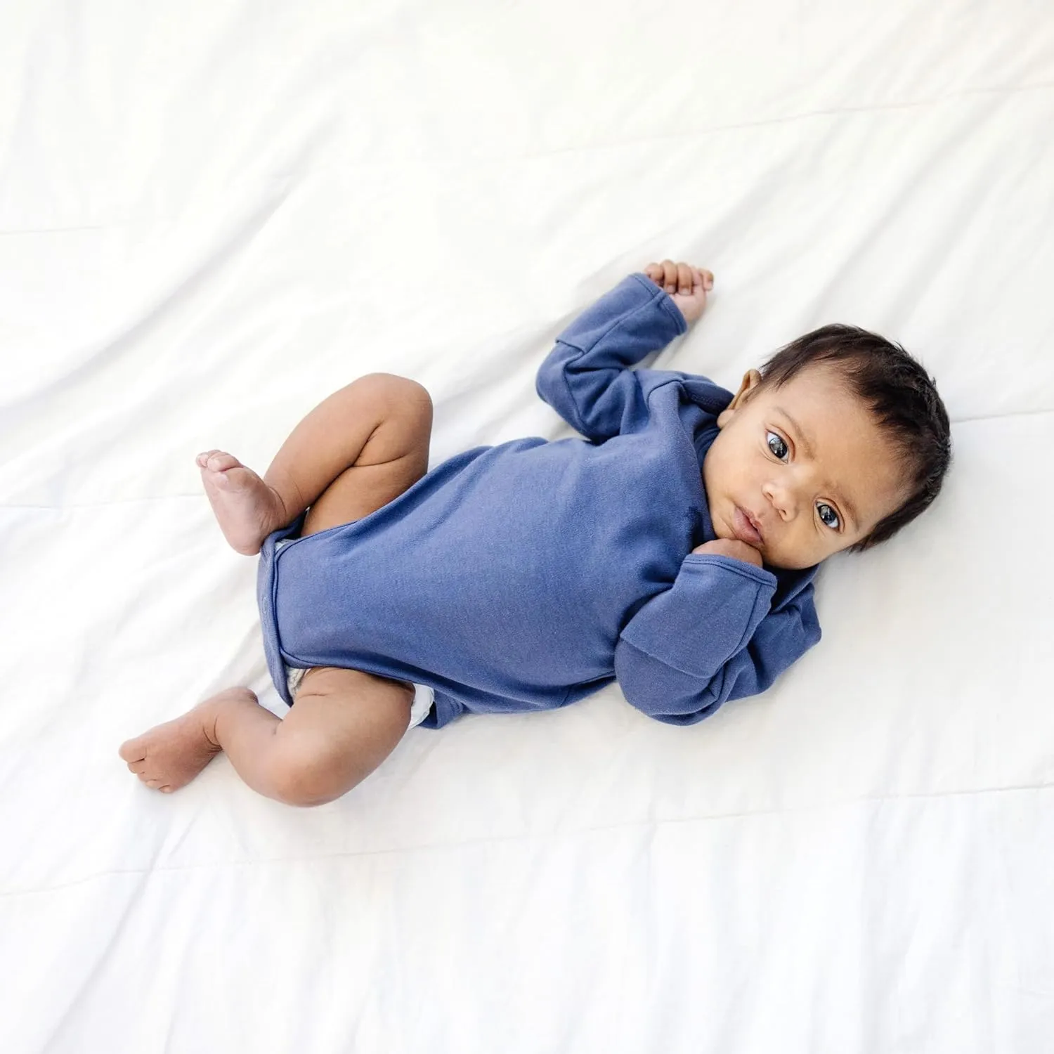 Baby Classic Bodysuit Set, 100% Cotton Boy Girl Unisex Onesie, 4 Pack