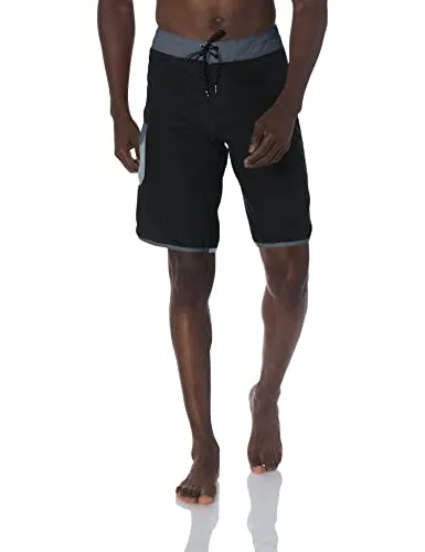 Billabong Men's Standard Classic Wave 21 INCH Outseam SURF Suede Solid Boardshort, Navy Heather, 28