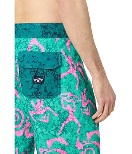 Billabong Men's Standard Sundays Pro Boardshort, 4-Way Performance Stretch, 19 Inch Outseam, Indigo 2