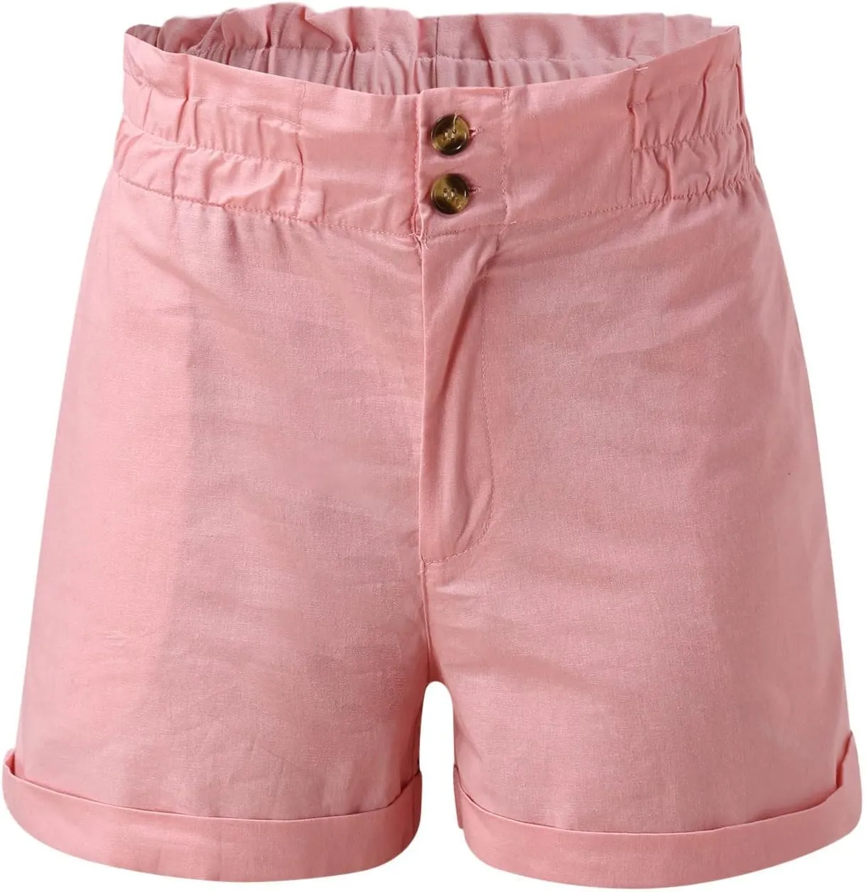 Casual Summer Shorts for Women High Waisted Botton Front Dressy Lounge Shorts Trendy Wide Leg Baggy Short Pants