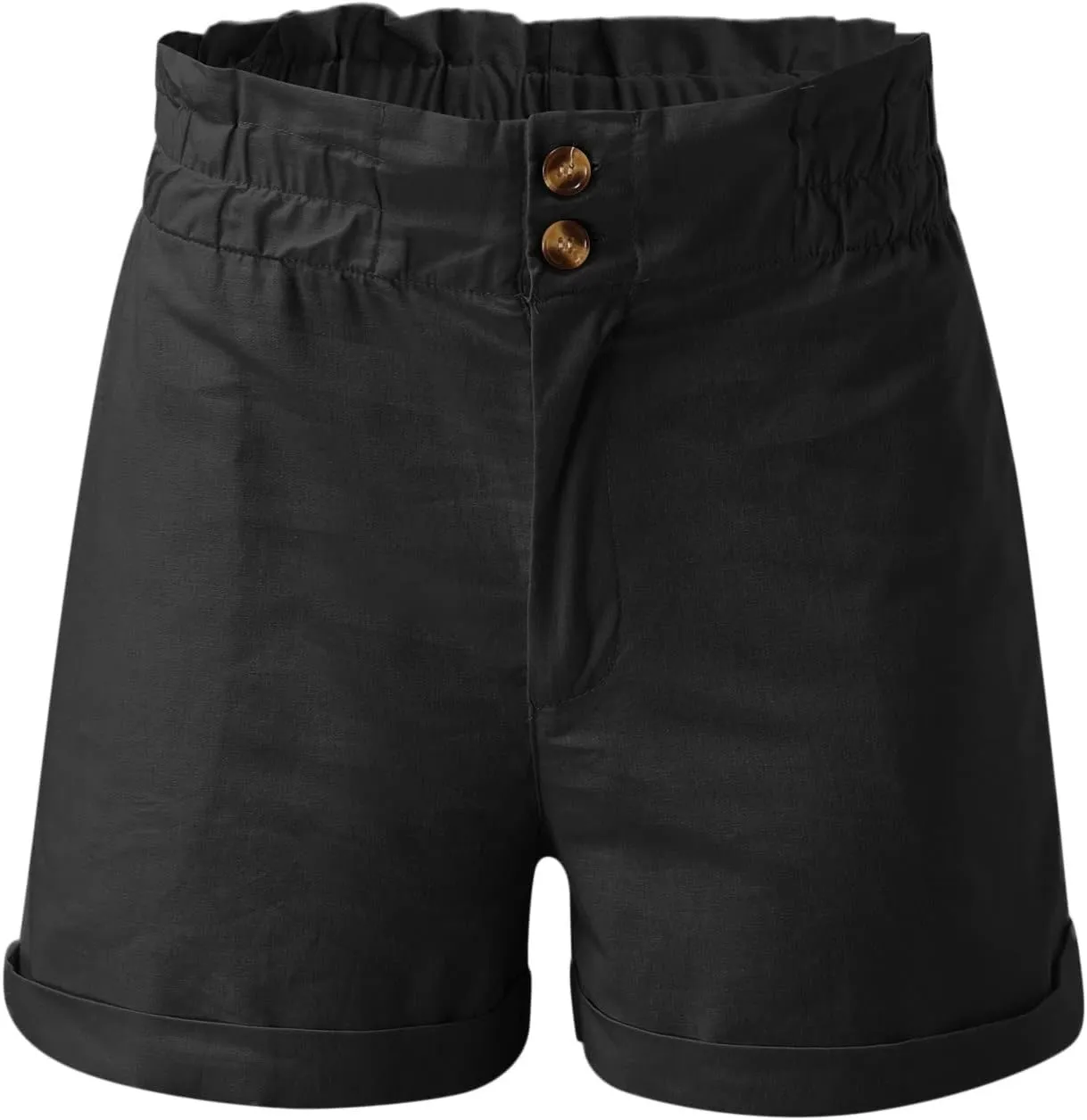 Casual Summer Shorts for Women High Waisted Botton Front Dressy Lounge Shorts Trendy Wide Leg Baggy Short Pants