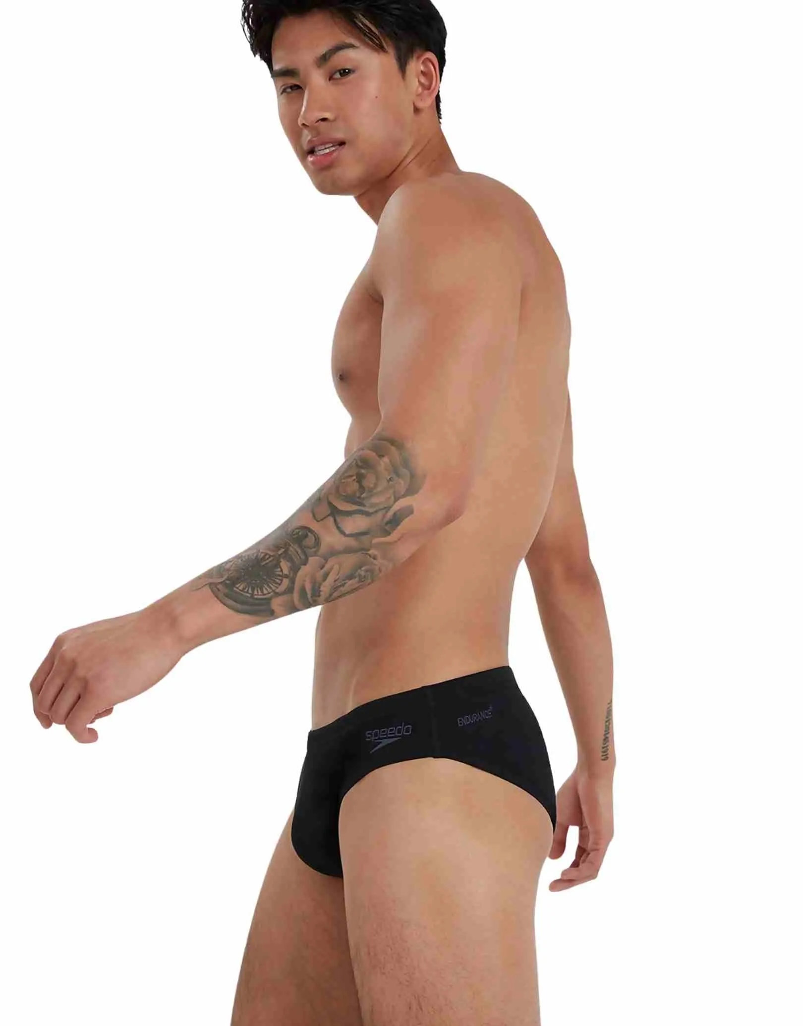 Endurance Plus 7cm Sportsbrief - Black