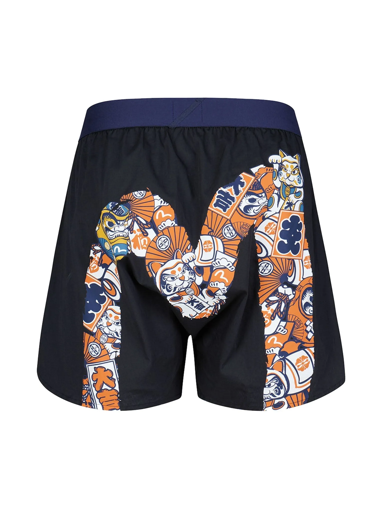 EVISU Squad “Hide-and-Seek” Pattern Daicock Print Boxer Shorts