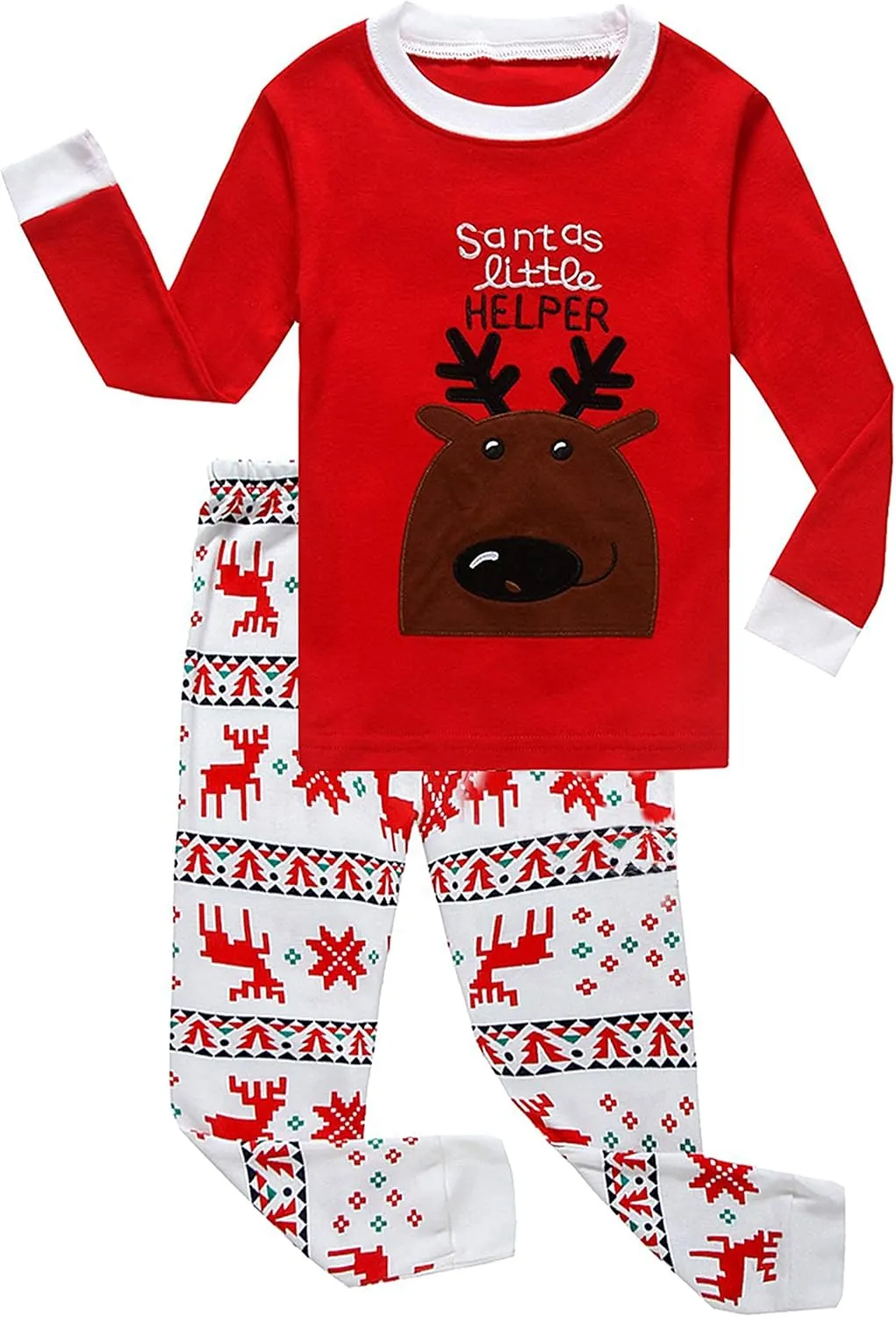 Family Feeling Little Boys Pajamas Sets 100% Cotton Long sleeve Pjs