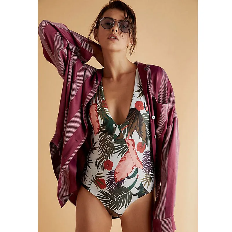 Floral Strappy Monokini