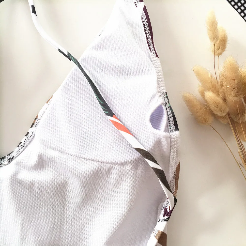 Floral Strappy Monokini