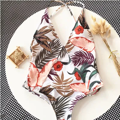 Floral Strappy Monokini