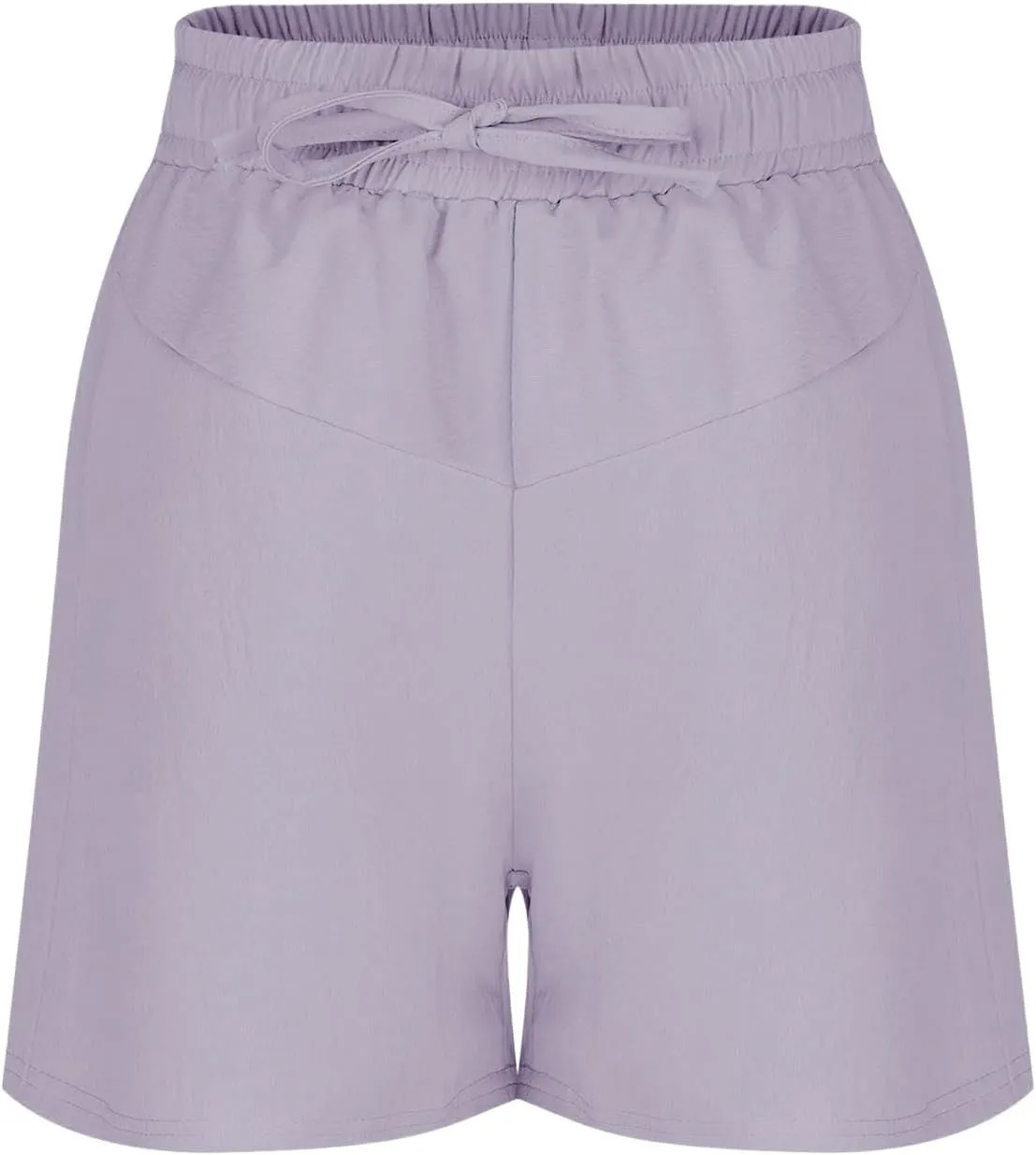 Girls Cotton Linen Shorts Preppy Teens Elastic Waist Solid Lightweight Baggy Comfy Casual Shorts with Drawstring