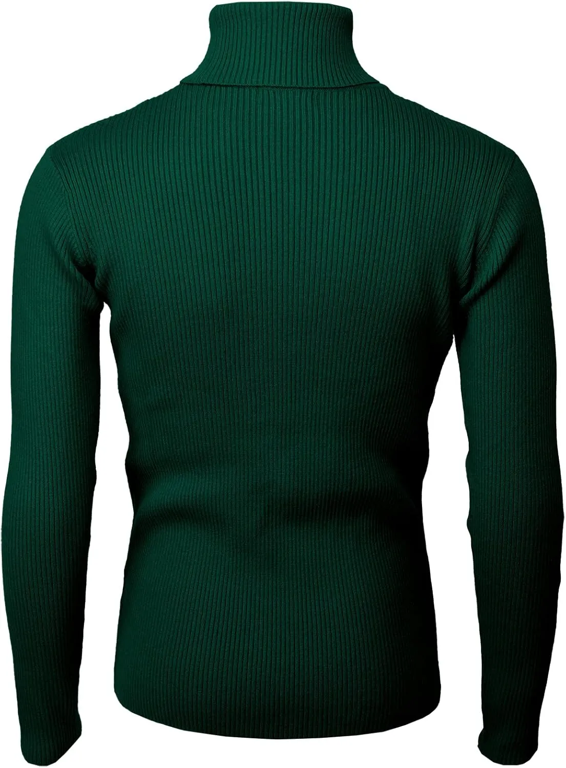 H2H Mens Slim Fit Turtleneck Pullover Sweaters Basic Tops Knitted Thermal