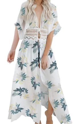 Kimono Cover Up Floral Women