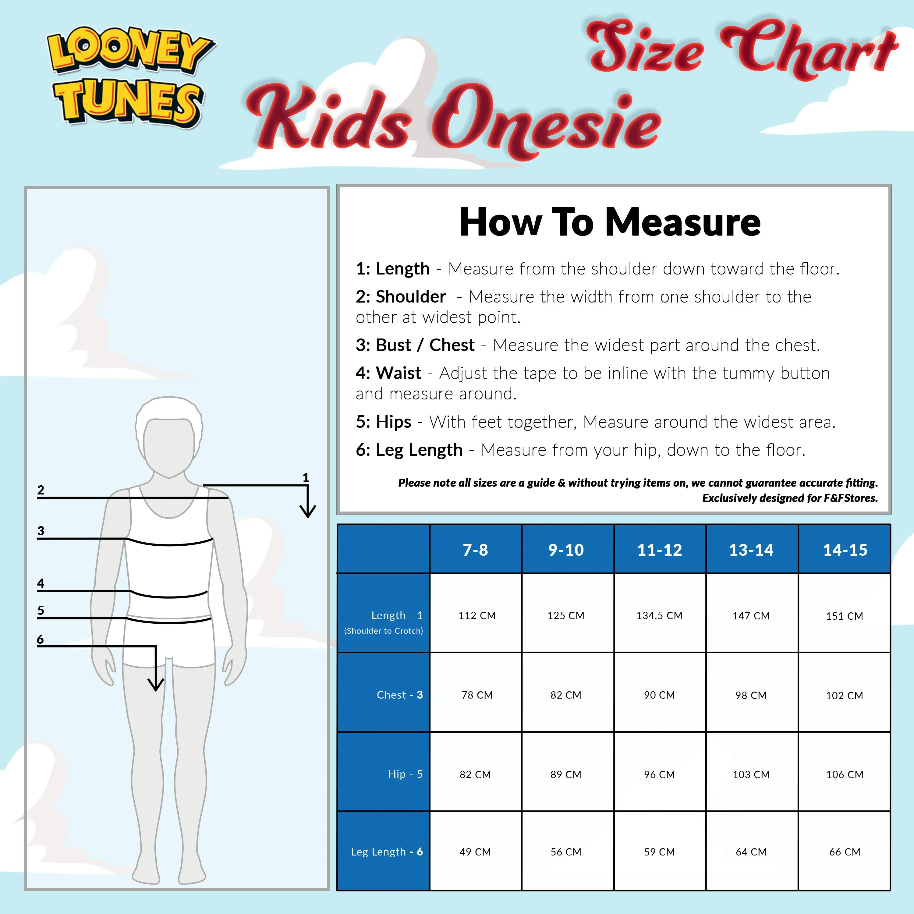 LOONEY TUNES Fleece Onesie for Kids - Taz