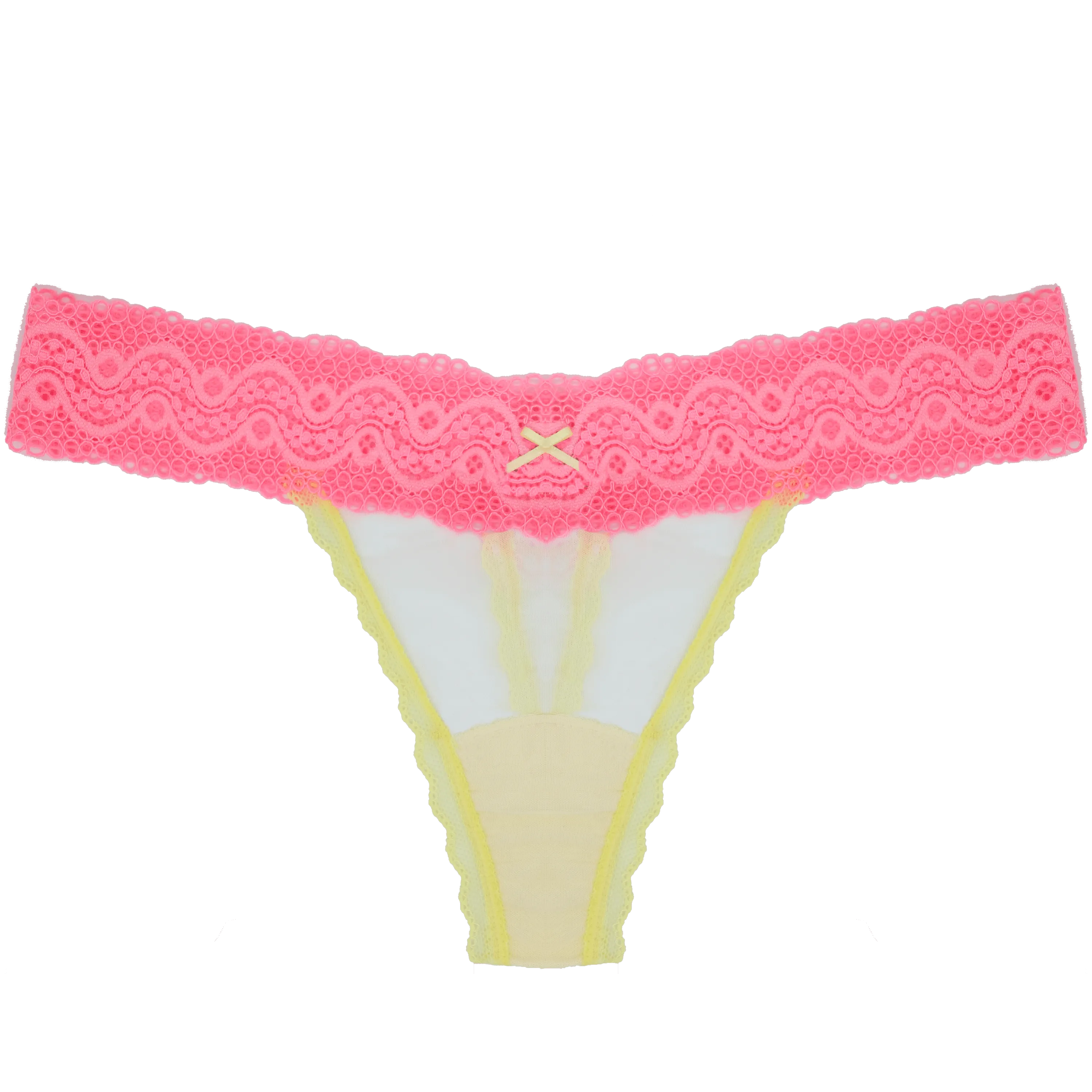 Luxe Lace Thong | Citrus