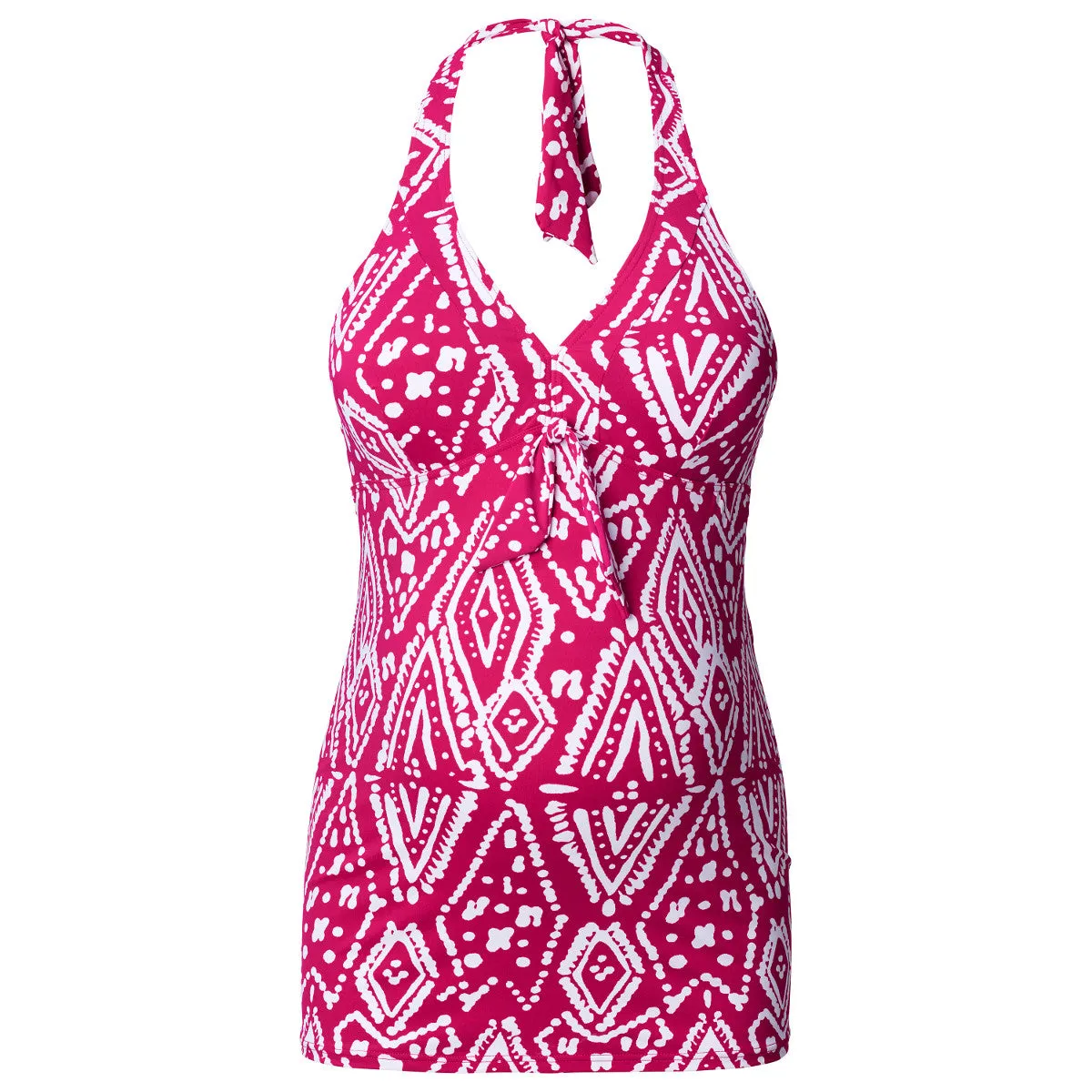 Mallorca Pink/White Maternity Pregnancy Tankini - Noppies