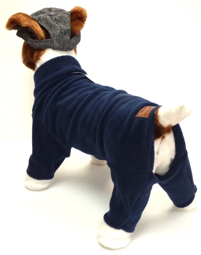 Navy Fleece "Onesie"