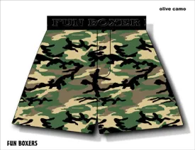 Olive Camo Boxer Short - Closeout
