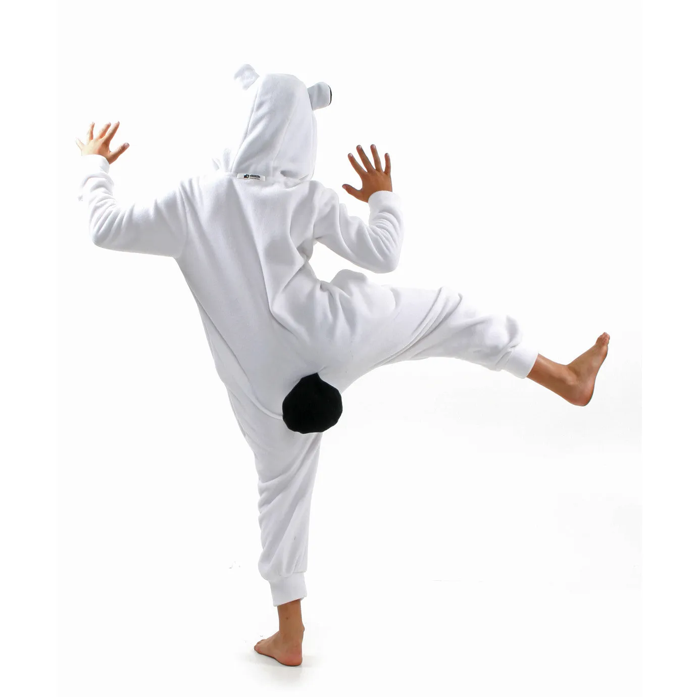 Panda Onesie (white/black): KIDS