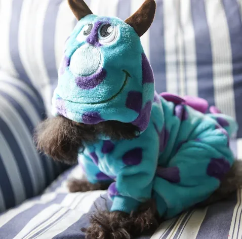 Spotted Monster Fleece Onesie