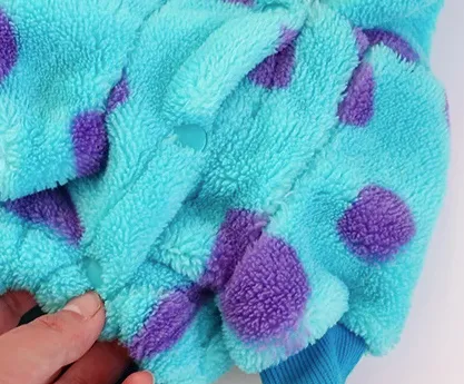 Spotted Monster Fleece Onesie