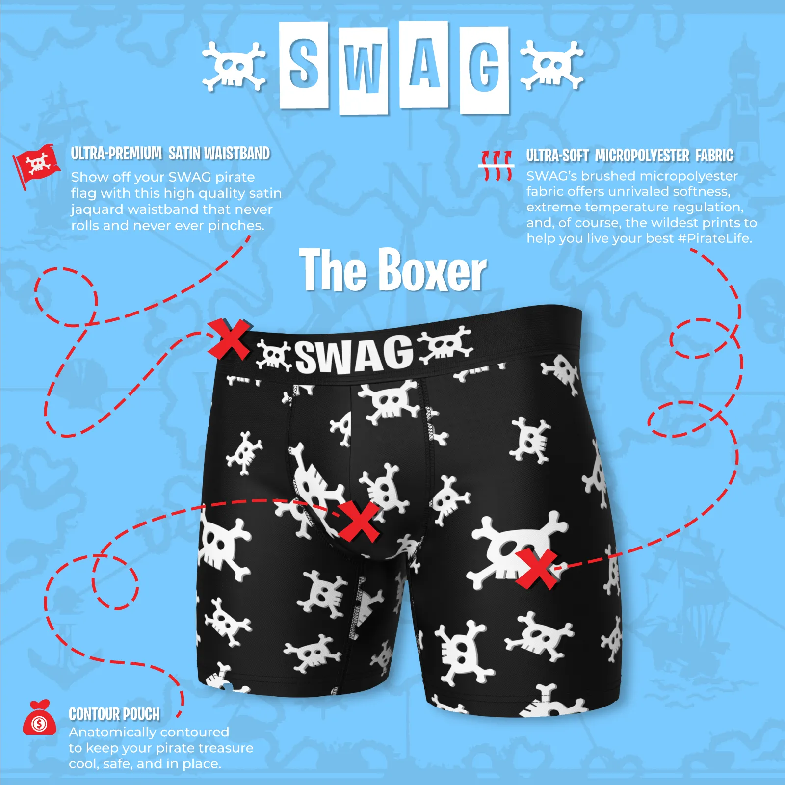 SWAG - Breakfast Aisle Boxers: Eggo: Retro Waffles