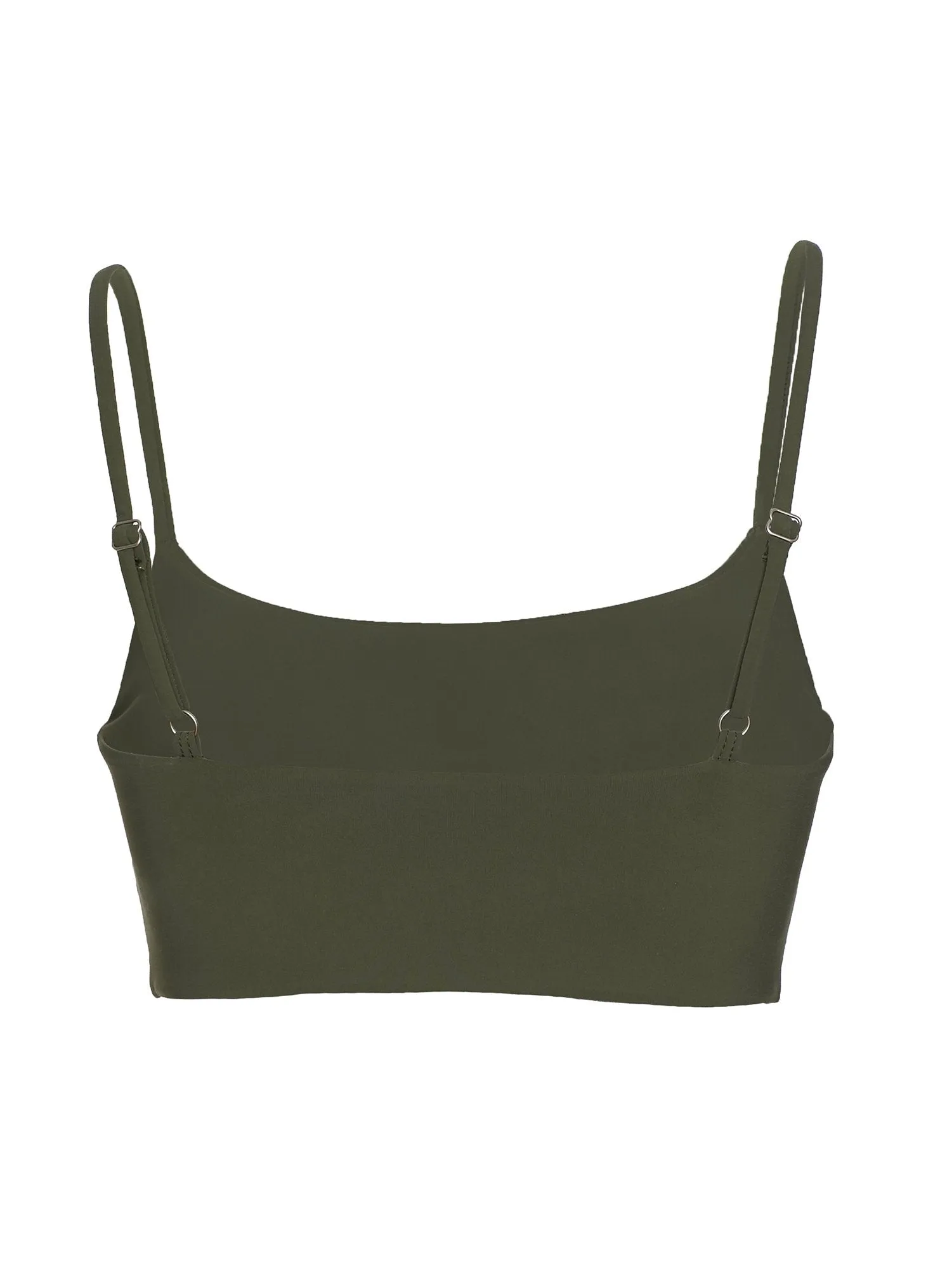 Tankini Top with Floral Embroidery
