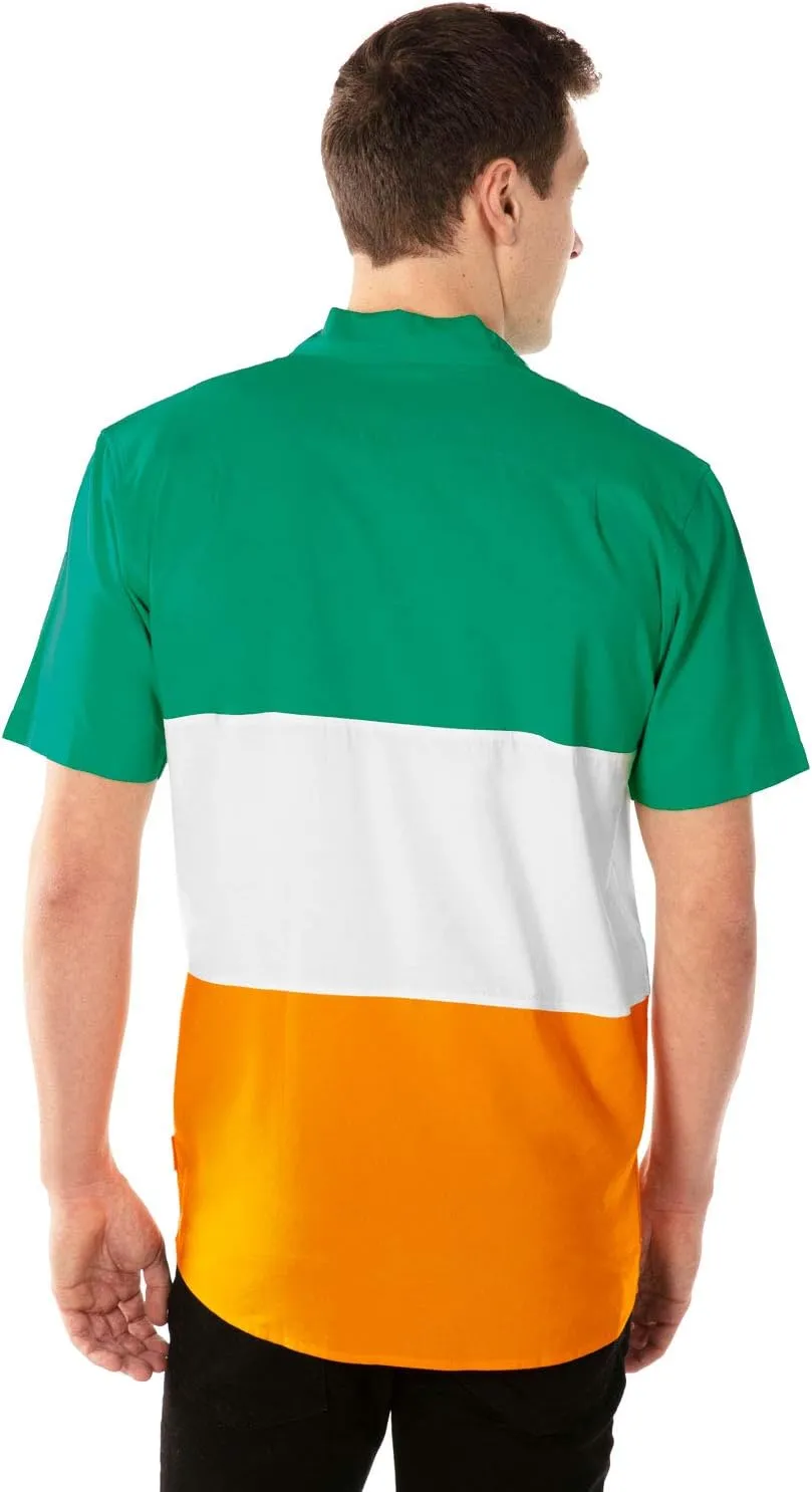Tipsy Elves Button Down Shirts for Men - Valentines Day, Mardi Gras and St Patricks Day Mens Button Ups
