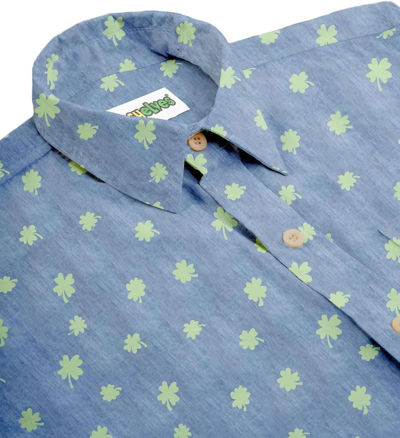 Tipsy Elves Button Down Shirts for Men - Valentines Day, Mardi Gras and St Patricks Day Mens Button Ups