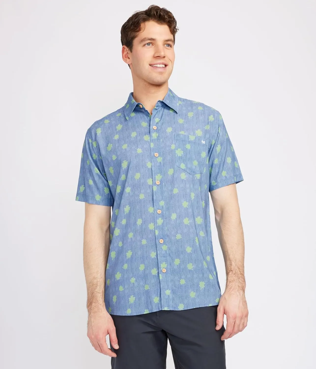 Tipsy Elves Button Down Shirts for Men - Valentines Day, Mardi Gras and St Patricks Day Mens Button Ups