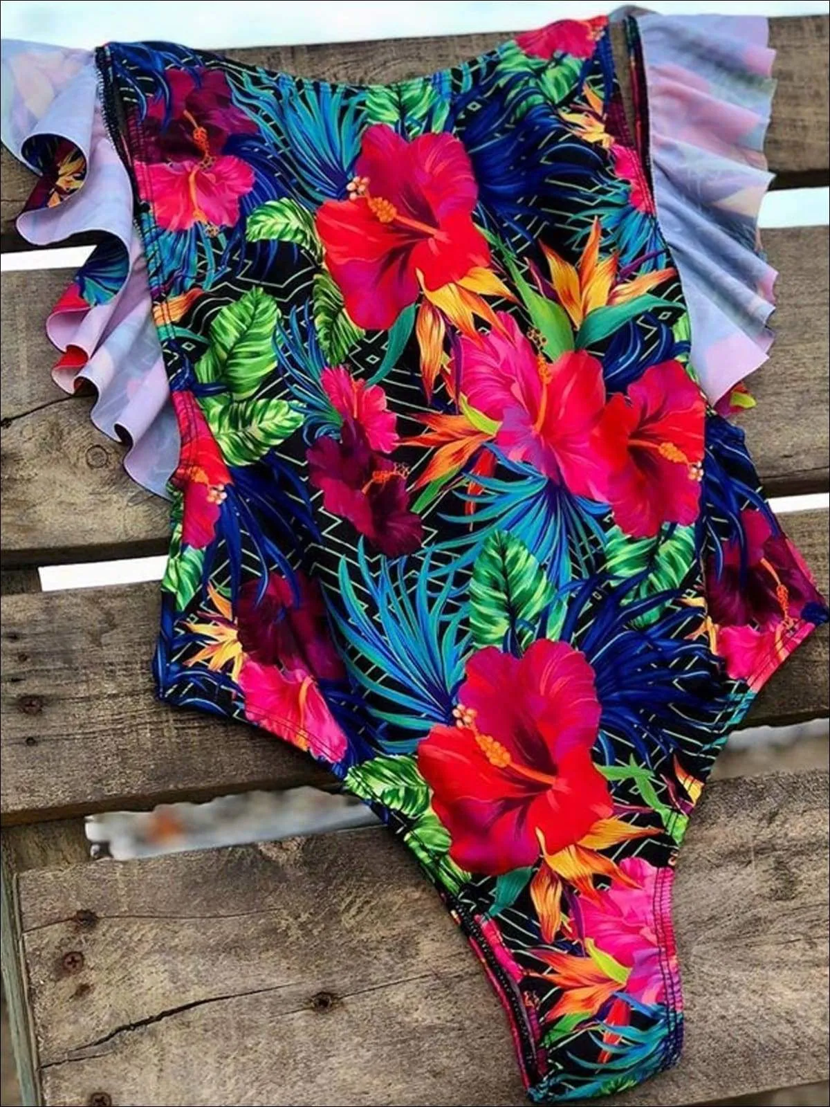 Women's Classic Backless Ruffled Sexy Monokini